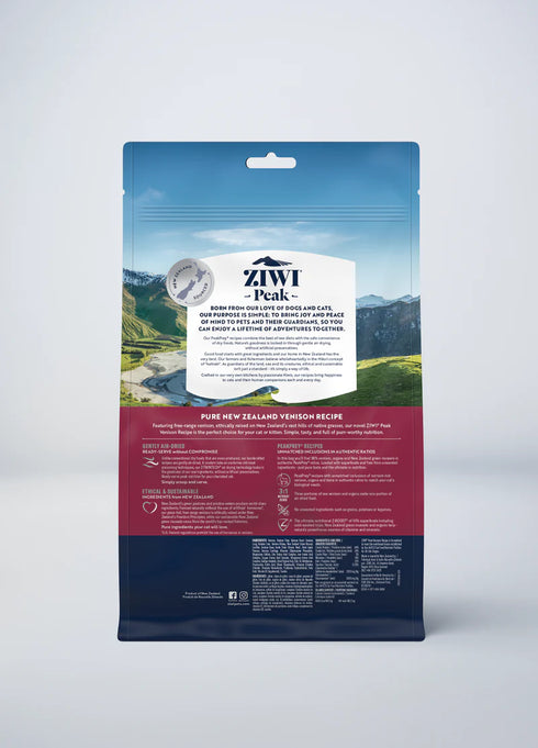 Ziwi Peak Air Dried Cat Food - Venison - 14oz Bag