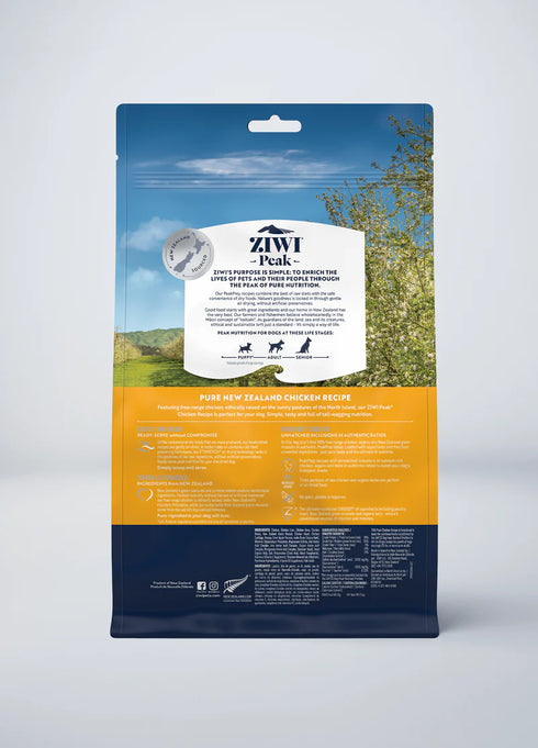 Ziwi Peak Air-Dried Dog Food - Chicken - 16oz Bag