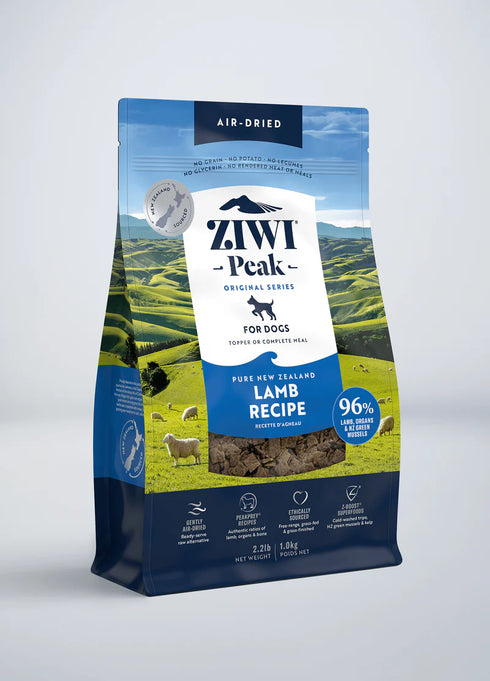 Ziwi Peak Air-Dried Dog Food - Lamb - 2.2lb Bag
