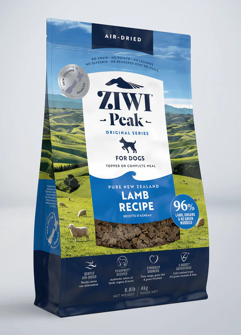 Ziwi Peak Air-Dried Dog Food - Lamb - 8.8lb Bag