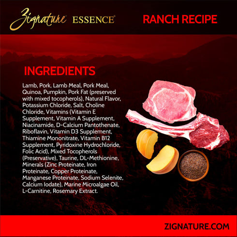 Essence Limited Ingredient Recipe Dry Dog Food - Ranch - 21lb Bag