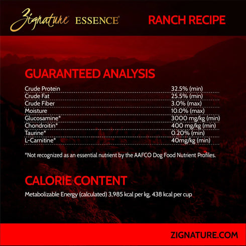 Essence LIR Limited Ingredient Recipe Dry Dog Food - Ranch- 3.5lb Bag