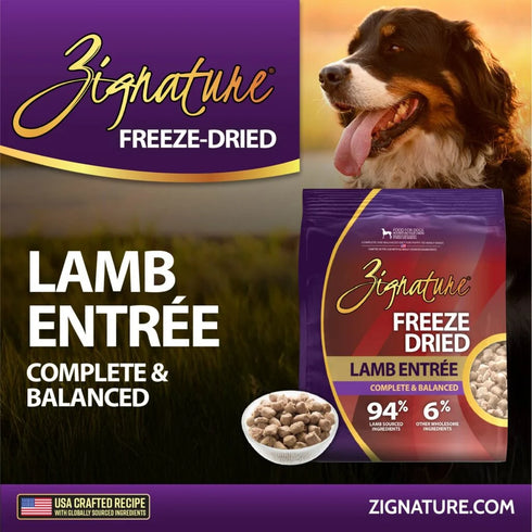 Zignature Freeze Dried Dog Food - Lamb - 4oz Bag