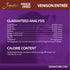 Zignature Freeze Dried Dog Food - Venison - 12.5oz Bag