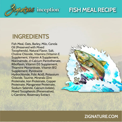 Inception Dry Dog Food - Fish - 27lb Bag
