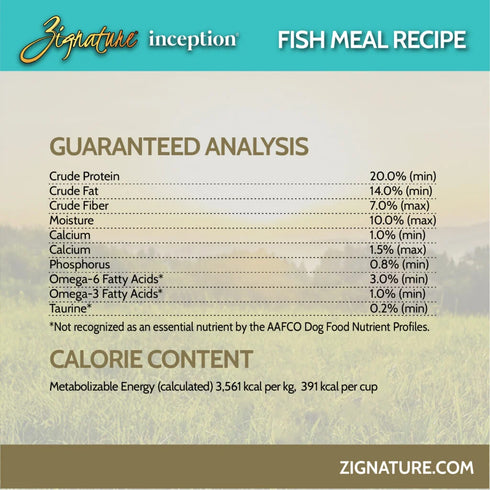 Inception Dry Dog Food - Fish - 27lb Bag
