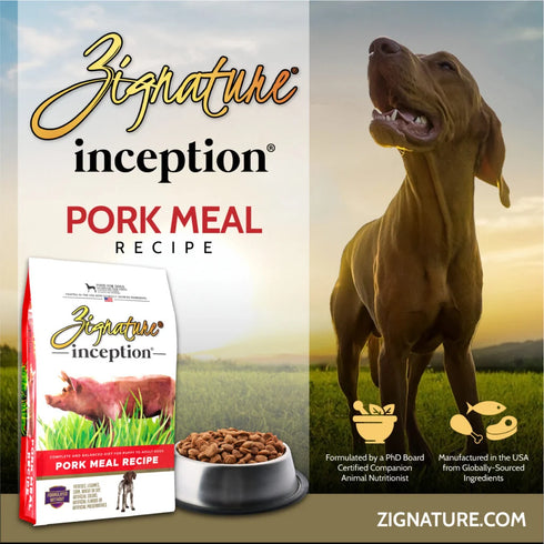 Inception Dry Dog Food - Pork - 4lb Bag