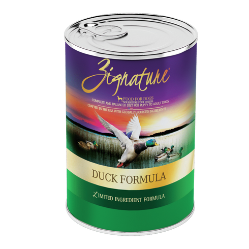 Zignature Wet Dog Food - Duck - 13oz Can