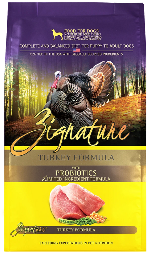 Zignature Original Dry Dog Food - Turkey - 4lb Bag