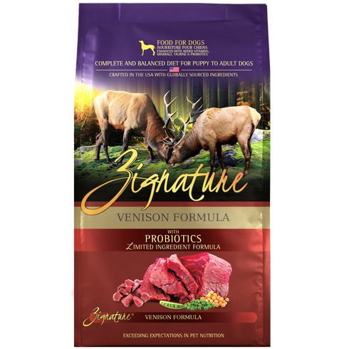 Zignature Original Dry Dog Food - Venison - 25lb Bag