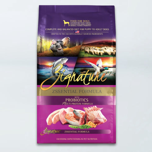 Zignature Zssential Formula Dry Dog Food - Multi-Protein - 4lb Bag
