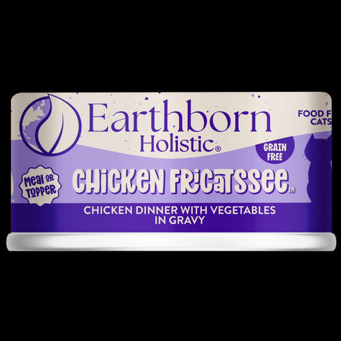 Earthborn Holistic Wet Cat Food - Chicken Fricatssee With Vegetables - 5.5oz Can