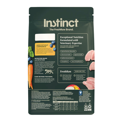 Instinct FreshRaw Bites Puppy Frozen Raw Dog Food - Chicken - 3lb Bag