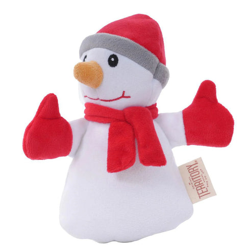 Territory Plush Snowman Dog Toy - 8"