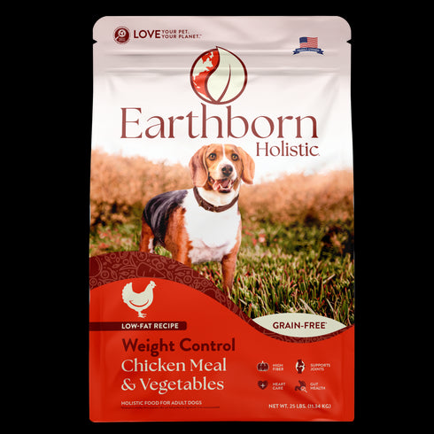 Earthborn Holistic Weight Control Dry Dog Food - Chicken & Vegetable - 4lb Bag