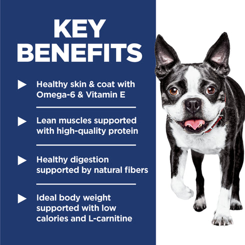 Hill's Science Diet Adult 1-6 Light Small Bites Dry Dog Food - Chicken & Barley - 15lb Bag