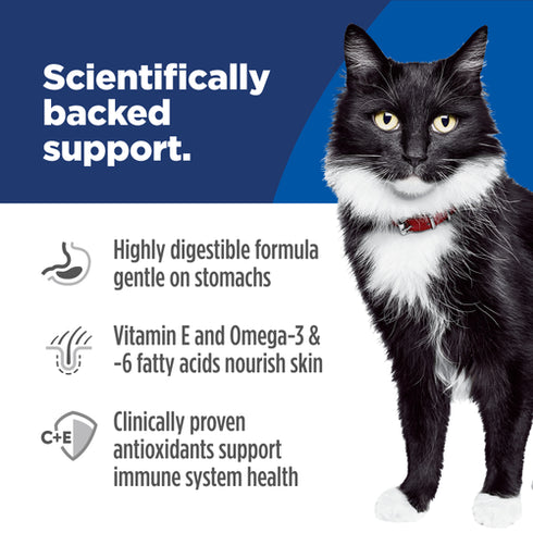 Hill's Science Diet Adult 1-6 Sensitive Stomach & Skin Grain Free Dry Cat Food - Salmon & Pea - 13lb Bag