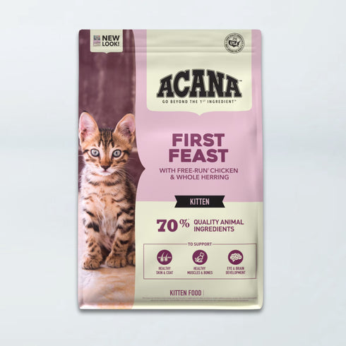 Acana First Feast Kitten Dry Cat Food - Chicken, Turkey, & Herring - 4lb Bag