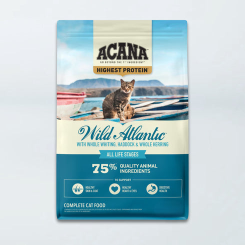 Acana Highest Protein Wild Atlantic Dry Cat Food - Mackerel, Herring, & Hake - 4lb Bag