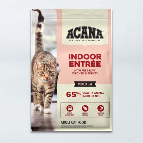 Acana Indoor Entree Dry Cat Food - Chicken, Turkey, & Herring- 4lb Bag