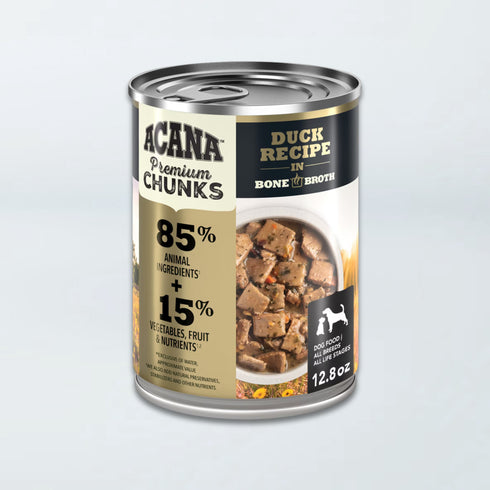 ACANA Premium Chunks Duck in Bone Broth wet dog food