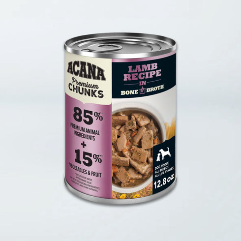 ACANA Premium Chunks Lamb in Bone Broth wet dog food