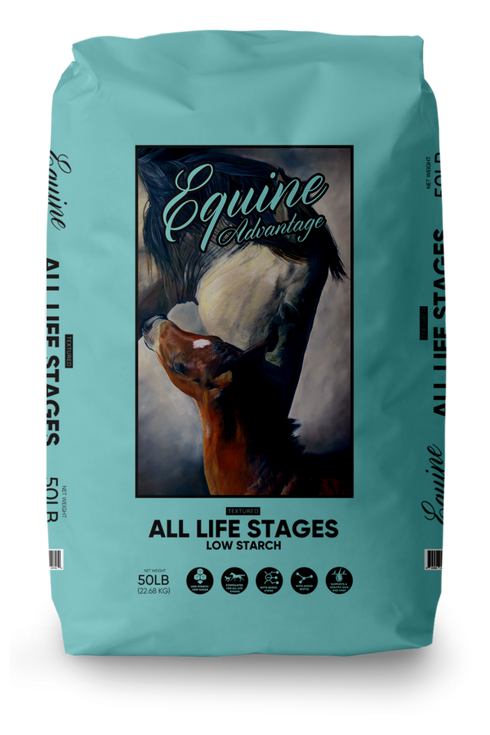 Kruse's Perfection Equine Advantage All Life Stages Low Starch - Horse Feed - 40lb Bag
