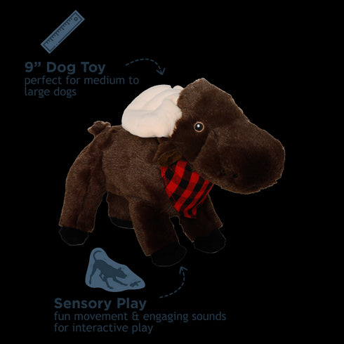 Tall Tails Animated Moose Dog Toy