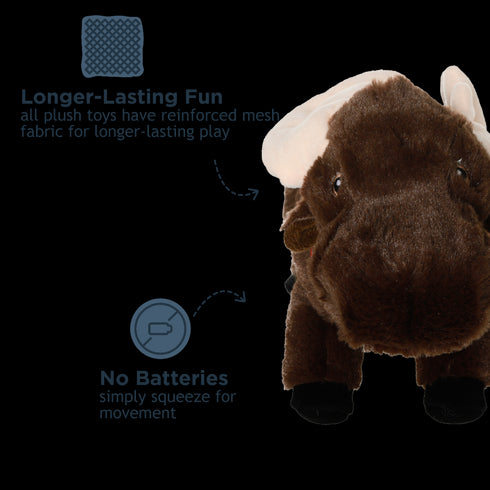 Tall Tails Animated Moose Dog Toy