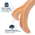 Tall Tails Antler Chew Dog Toy - Peanut Butter - Large