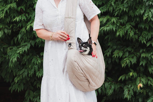 Fuzzyard Life Sling Quilter Carrier - Sandstone