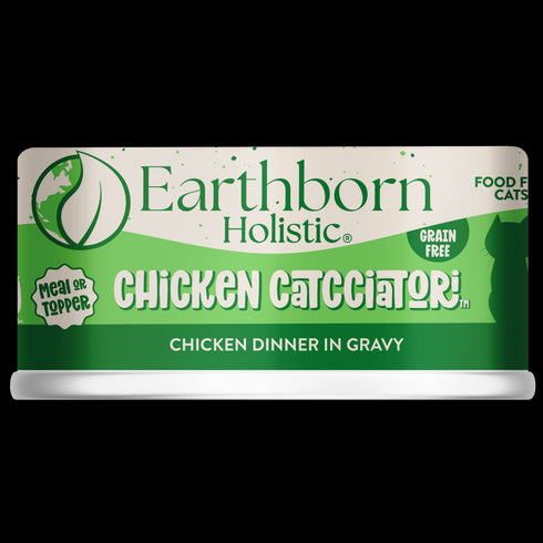 Earthborn Holistic Wet Cat Food - Chicken Catcciatori Chicken - 3oz Can