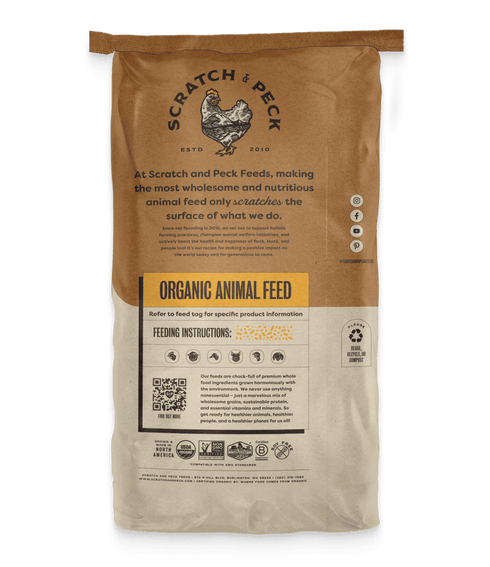 Scratch & Peck Organic Grower For Turkeys - 40lb Bag