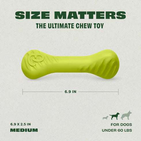 Benebone Rubber Bone Dog Toy/Chew - Medium