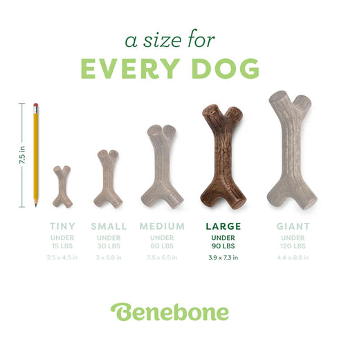 Benebone Durable Dog Chew Maplestick - Large