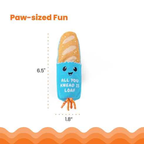 Catstages Loaf Kicker Catnip Toy and Dental Toy for Cats