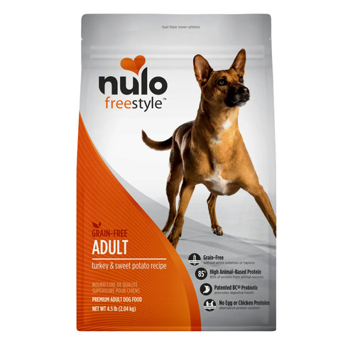 Nulo FreeStyle High Protein Dry Dog Food - Turkey & Sweet Potato - 24lb Bag