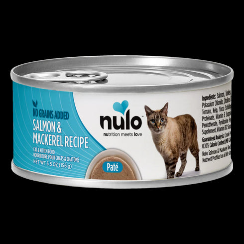 Nulo FreeStyle Pate Wet Cat Food - Salmon & Mackerel - 5.5oz Can