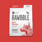 A bag of BIXBI Rawbble Freeze-Dried Beef Recipe dog food