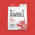 A bag of BIXBI Rawbble Freeze-Dried Beef Recipe dog food
