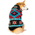 Chilly Dog Knitted Dog Sweater - XX-Small - Black Southwest
