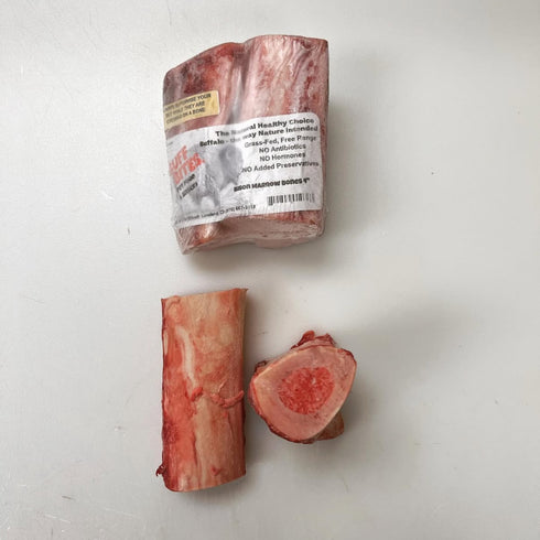 Buff Bites Frozen Marrow Bone Dog Treat - 4" - 2 Pack