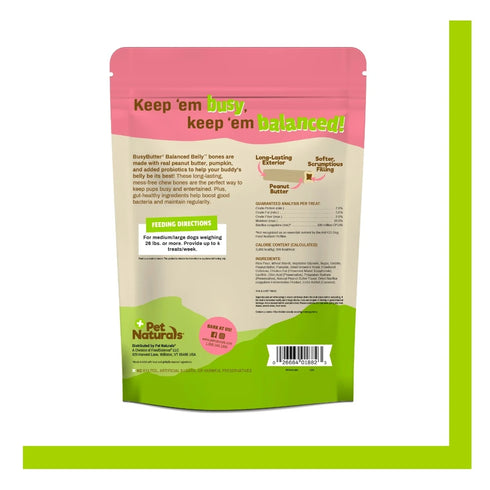 Pet Naturals BusyButter Balanced Belly Medium/Large Dog Chews - 13oz Pouch