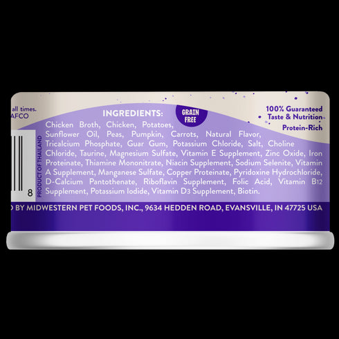Earthborn Holistic Wet Cat Food - Chicken Fricatssee With Vegetables - 5.5oz Can