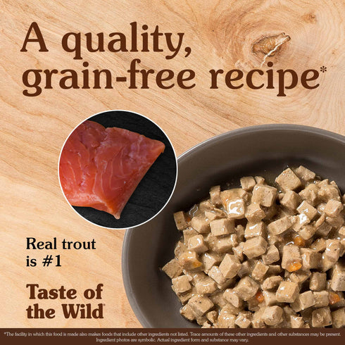 Taste of the Wild Canyon River Wet Cat Food - Trout & Salmon in Gravy - 5.5oz Can
