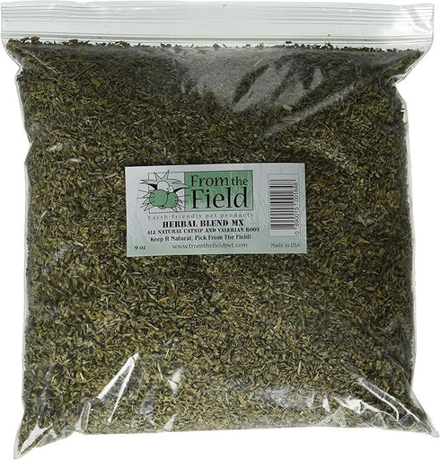 From the Field Organic Catnip "Spice" Shaker - Spice Herbal Blend MX with Valerian Root - 10g Bottle