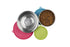 Messy Mutts Stainless Steel Bowl & Silicon Lid Set - Pack of 3 - Large - 3 Cup Capacity
