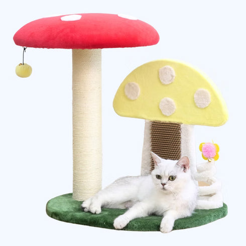 PetPals Moultire 2 Level Cat Tree & Scratcher