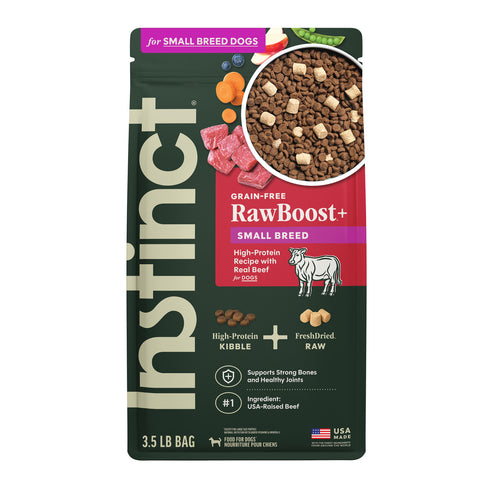 Instinct RawBoost Grain Free Dry Dog Food - Real Beef - 10lb Bag