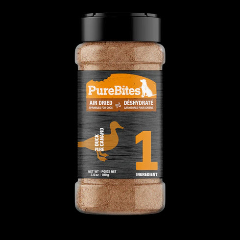 PureBites Air Dried Sprinkles Dog Treats - Duck - 3.5oz Shake Bottle